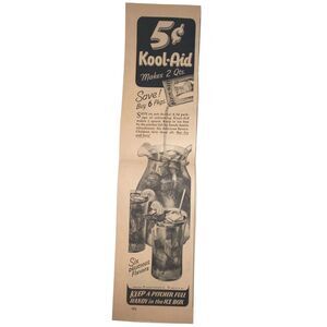 Kool Aid Print Advertisement Successful Farming June 1953 Ready to Frame